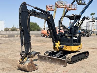 2013 John Deere 35D Mini Excavator Rubber Tracks Blade Backhoe Hyd Thumb bidadoo