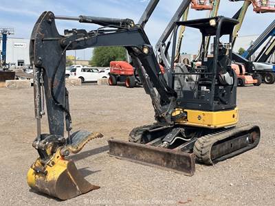 2016 John Deere 35G Mini Excavator Rubber Tracks Backhoe Aux Hyd Thumb bidadoo