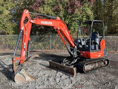 2018 Kubota KX040-4 Mini Excavator Backhoe Blade Aux Hyd Thumb Bucket bidadoo