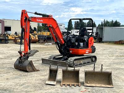 2023 Kubota KX040-4 Mini Excavator Backhoe Dozer Thumb Aux Hyd Buckets bidadoo
