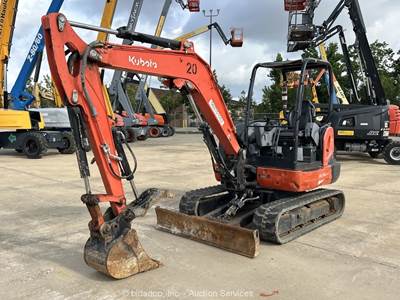2021 Kubota KX040-4 Mini Excavator Trackhoe Thumb Blade Bucket Aux Hyd bidadoo