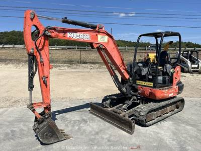 2018 Kubota KX040-4 Mini Excavator Backhoe Trackhoe Aux Hyd Blade Bucket bidadoo