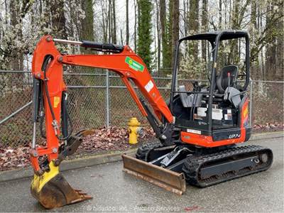 2018 Kubota U27-4 Mini Excavator Backhoe Blade Thumb Bucket Aux Hyd bidadoo