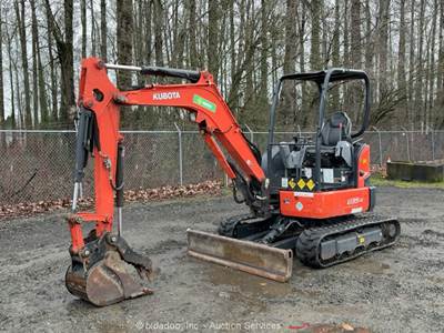 2020 Kubota U35-4 Mini Excavator Backhoe Aux Hyd Bucket Blade Thumb bidadoo
