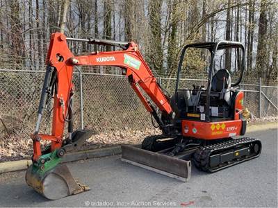 2020 Kubota U35-4 Mini Excavator Backhoe Aux Hyd Bucket Blade Thumb bidadoo