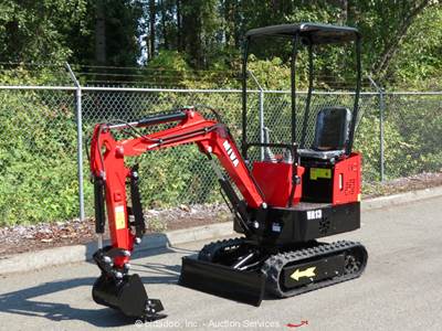 2025 MIVA VA13 Hydraulic Mini Excavator Crawler Blade Thumb Aux Hyd bidadoo -New