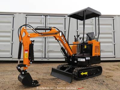 2026 MIVA VA15 Hydraulic Mini Excavator Crawler Blade Thumb Aux Hyd bidadoo -New