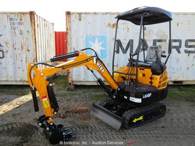 2026 MIVA VA15P Hydraulic Mini Excavator Crawler Blade Thumb Aux bidadoo -New