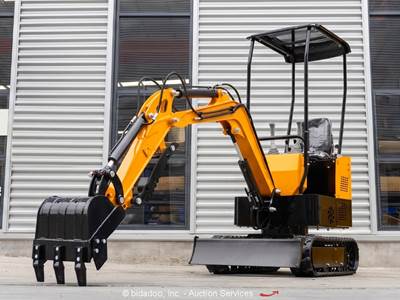 2026 MMS MS10H Hydraulic Mini Excavator Crawler Blade Thumb Aux Hyd bidadoo -New
