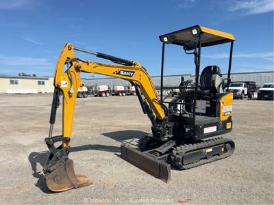 2023 Sany SY16C Mini Excavator Backhoe Blade Bucket Auxi Hyd Yanmar bidadoo