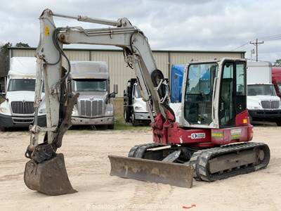 2017 Takeuchi TB280FR Mini Excavator Backhoe Dozer Aux Hyd Bucket Cab bidadoo