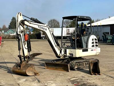2006 Terex HR16 Hydraulic Mini Excavator Backhoe Aux Thumb Bucket Blade bidadoo