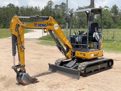 2021 XCMG XE27E Mini Excavator Crawler Backhoe Aux Hyd Bucket LOW HOURS bidadoo