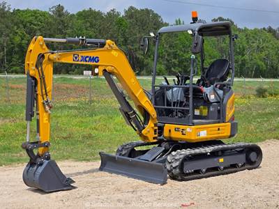 2021 XCMG XE27E Mini Excavator Crawler Backhoe Blade Aux Hyd Kubota bidadoo -New