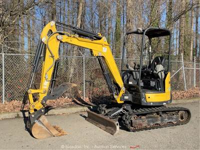 2020 Yanmar VIO25-6A Hydraulic Mini Excavator Thumb Aux Hyd Blade Bucket bidadoo