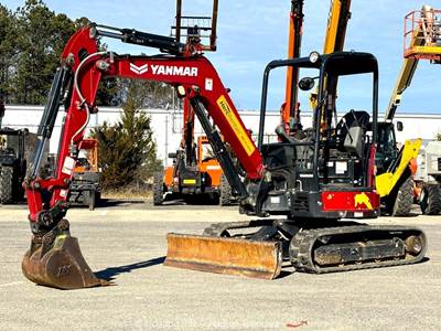 2021 Yanmar VIO35-6A Mini Excavator Crawler Backhoe Dozer Aux Hyd QC bidadoo