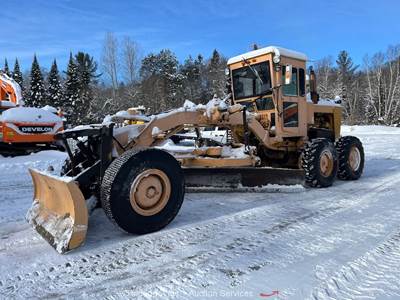 Wabco 555 Motor Grader 12' Moldboard Snow Blade Cab Caterpillar Diesel bidadoo