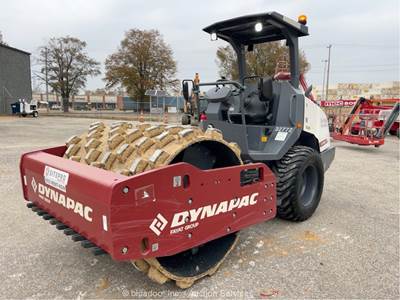2023 Dynapac CA1400D 66" Single Drum Pad Foot Vibratory Compactor Kubota bidadoo