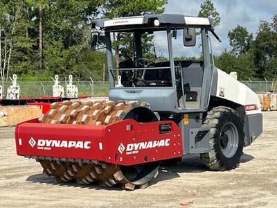 2024 Dynapac CA1500PD 66" Pad Foot Vibratory Drum Ride On Roller bidadoo -New