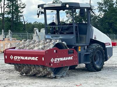 2024 Dynapac CA1500PD 66" Pad Foot Drum Vibratory Ride On Roller bidadoo -New