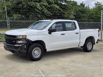 2021 Chevrolet Silverado 1500 4WD Crew Cab Pickup Truck 5.3L V8 A/T bidadoo