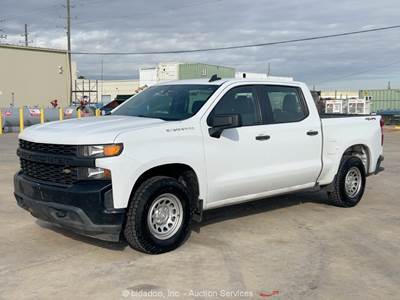 2021 Chevrolet Silverado 1500 4WD Crew Cab Pickup Truck 5.3L V8 A/T bidadoo