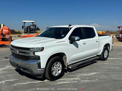 2021 Chevrolet Silverado 1500 4WD CrewCab Pickup Truck 5.3L V8 A/C Auto bidadoo