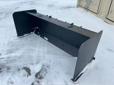 2025 Pabreak SL360 84" Skid Steer Snow Shovel Plow Blade Attachment bidadoo