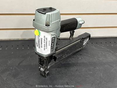 2000 Hitachi N 5008AC2 2" Flooring Air Stapler Hardwood Nailer Tool bidadoo
