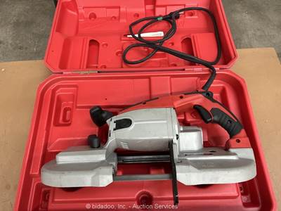 2013 Milwaukee 6226 Corded Band Saw 120V Handheld Electric Metal w/ Case bidadoo