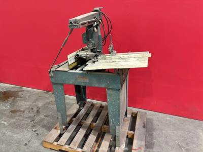 Dewalt R1511 Radial Arm Saw Woodworking Shop Saw W/ Metal Stand bidadoo