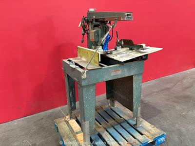 Dewalt R1511 Radial Arm Saw Metalworking Shop Saw W/ Metal Stand bidadoo