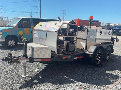 2024 HotJet II T/A Trailer Jetter Hot Water Pressure Washer Vanguard bidadoo