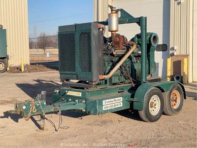 2014 Pioneer PP108S17L716090 10" Towable Water Pump Deere Diesel bidadoo -Repair