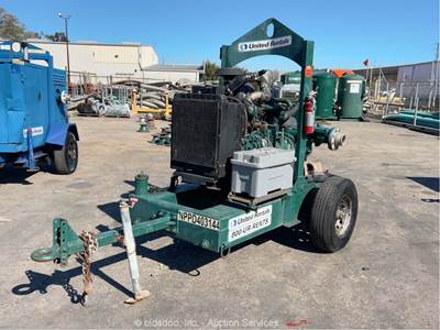 2013 Pioneer PP44 4" Towable Water Pump John Deere Diesel -Parts/Repair