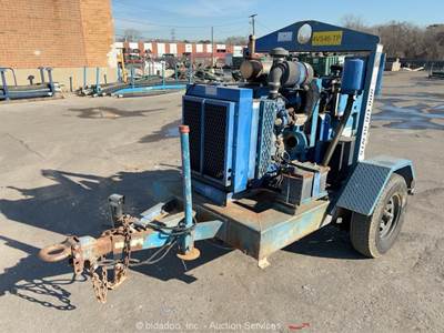 2015 Thompson 4VDIST4LE2T Towable Diesel Water Pump Trailer Isuzu -Parts/Repair