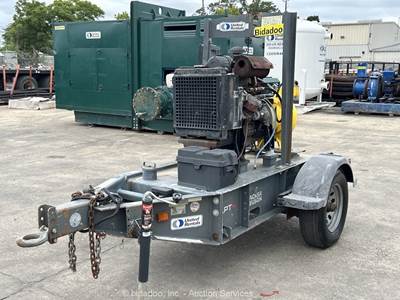 2018 Wacker Neuson APT4T Towable Water Pump Trailer Yanmar Diesel -Parts/Repair