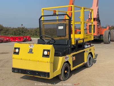 2013 Cushman Titan T1145 Utility Cart 11' Electric Scissor Aerial Lift bidadoo