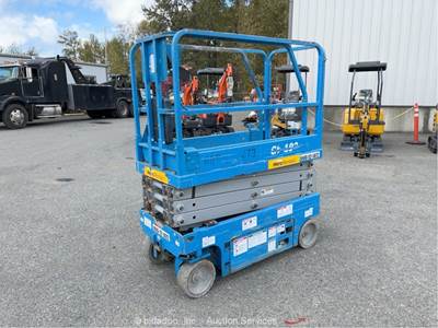 2016 Genie GS-1930 19' Electric Scissor Lift Man Aerial Platform Manlift bidadoo