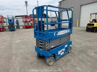 2016 Genie GS-1930 19' Electric Scissor Lift Man Aerial Platform bidadoo