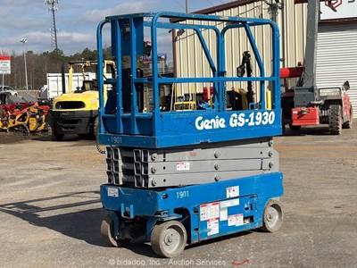 2019 Genie GS-1930 19' Electric Scissor Lift Man Aerial Platform Manlift bidadoo
