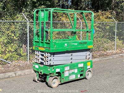 2016 Genie GS1930 19' Electric Scissor Lift Man Aerial Platform bidadoo -Repair