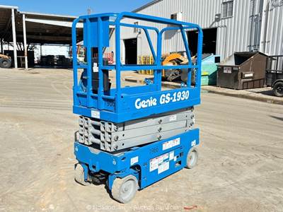 2018 Genie GS-1930 19' Electric Scissor Lift Man Aerial Platform Manlift bidadoo