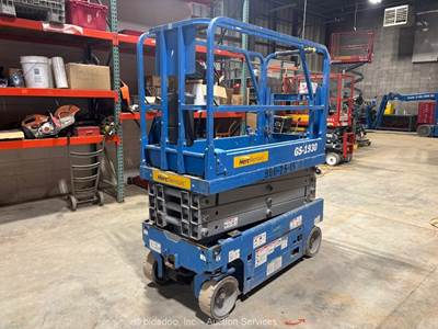 2019 Genie GS-1930 19' Electric Scissor Lift Man Aerial Platform bidadoo