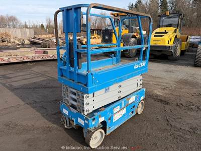 2019 Genie GS-1930 19' Electric Scissor Lift Man Aerial Platform Manlift bidadoo