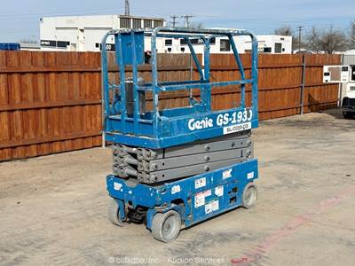 2016 Genie GS-1930 19’ Electric Scissor Lift Man Aerial Platform 24V bidadoo