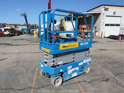 2018 Genie GS-1930 19' Electric Scissor Lift Man Aerial Platform bidadoo -Repair