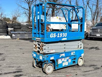 2016 Genie GS-1930 19' Electric Scissor Lift Man Aerial Platform 24v bidadoo