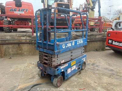 2018 Genie GS-1930 19’ Electric Scissor Lift Man Aerial Platform 24V bidadoo