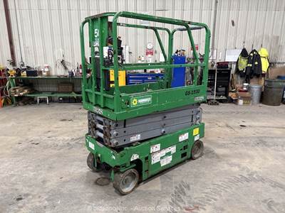 2016 Genie GS-1930 19' Electric Scissor Lift Man Aerial Platform 24V DC bidadoo